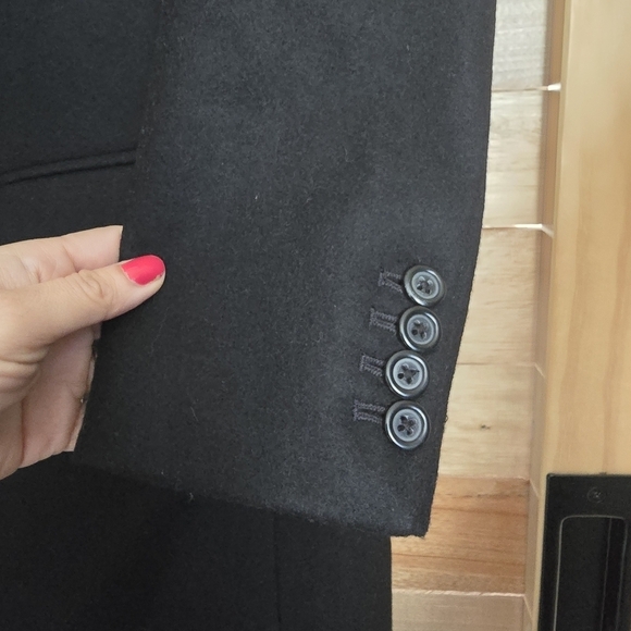 J.Crew topcoat Melton Wool by Manifatara di carnignano Italy Winter Long Coat - Picture 9 of 15